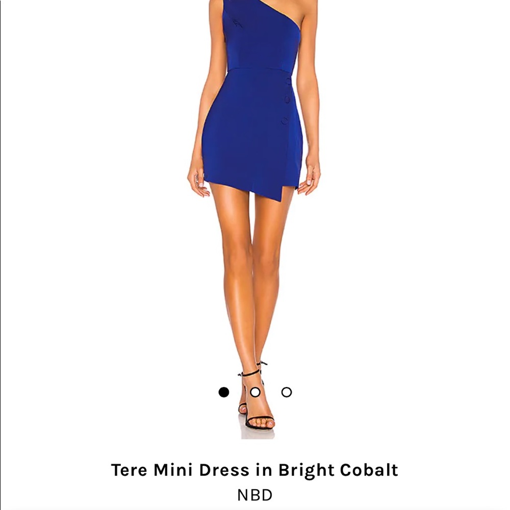NBD Tere Mini Dress in Bright Cobalt